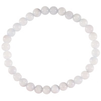 Bracelet boules élastique de perles en pierre naturelle.