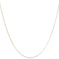 Collier composé d'une chaîne en acier doré et de perles en émail de couleur blanche. Fermoir mousqueton avec 7 cm de rallonge.