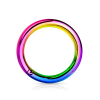 Piercing anneau en acier chirurgical 316L multicolore.