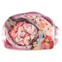 Sacoche Princesses Disney comportant des articles cheveux tels qu'un bandeau, un serre-tête et de 2 chouchous.                                                                                                     