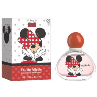 Eau de toilette vaporisateur avec flacon Minnie Mouse de Disney.